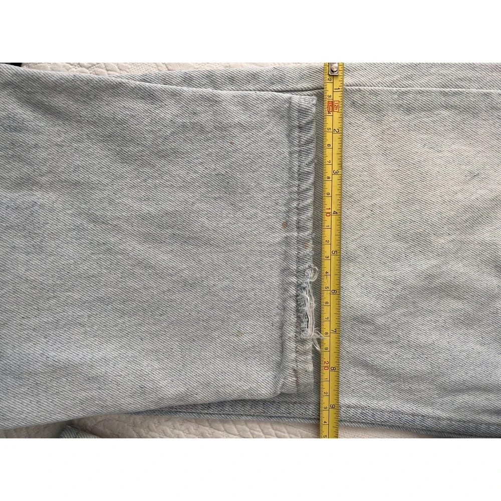 Vintage 1991 505 Levi's Jeans Light Wash Straight Leg Jeans 36x30